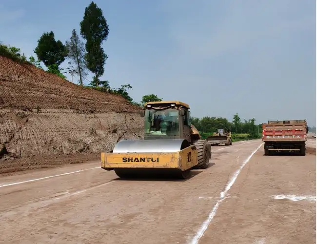 后湖管理区道路施工